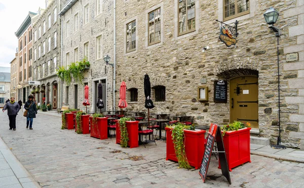 Lower town of Old Quebec city in Quebec, Canada — Stock Photo, Image