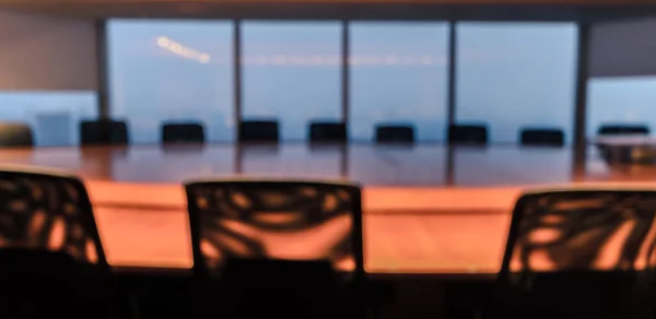 Blurred conference room for background — Stock Photo, Image