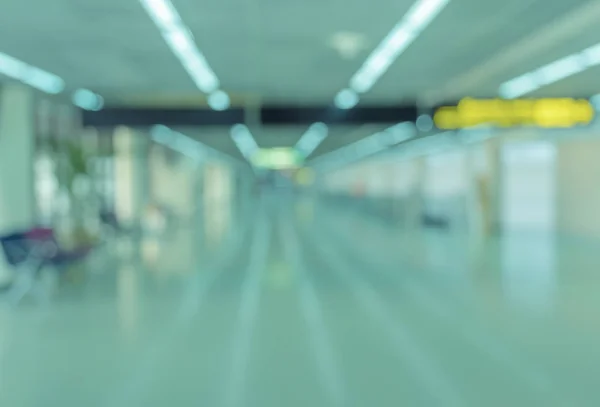 Blurred airport terminal interior background — Stock Photo, Image