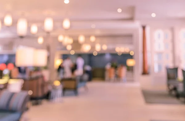 Blurred image background of hotel lobby interior — Stock Photo, Image
