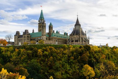 Parliament Hill in autumn season, Ottawa, Canada clipart
