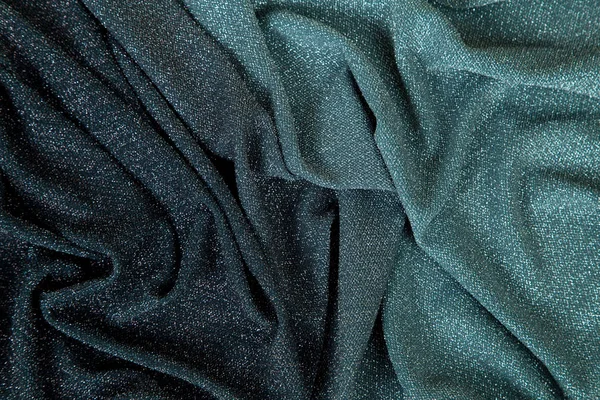 Gökkuşağı Simli kumaş - ışık yeşil koyu bordo geçiş farklı kıvrımları ile kaplı