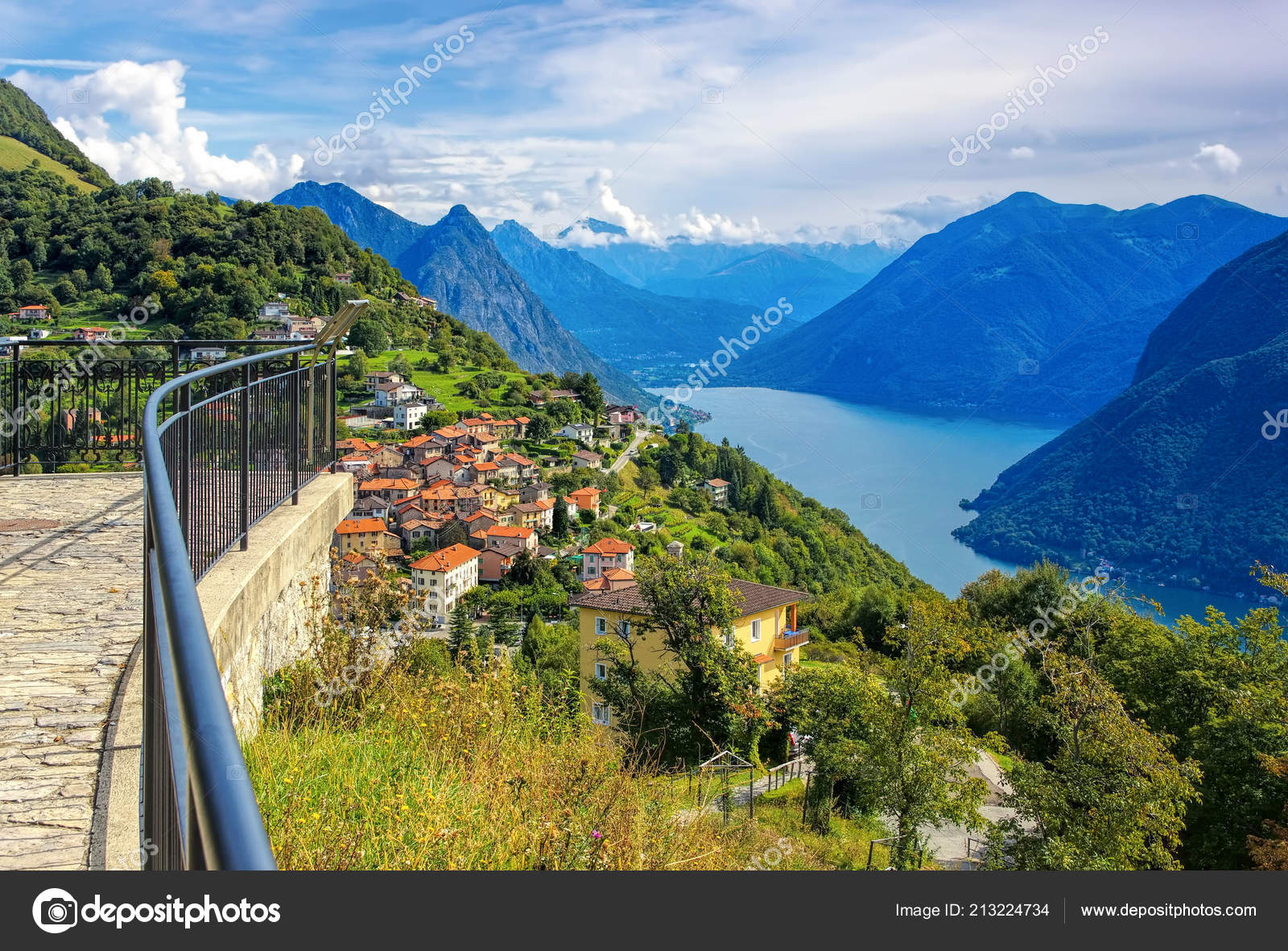 Bre Small Village Lake Lugano Switzerland Stock Photo C Kassandra2 Bre Small Village Lake Lugano Switzerland Stock Photo C Kassandra2