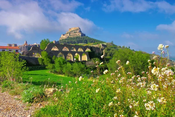 Die Alte Mittelalterliche Stadt Morella Castellon Spanien — Stockfoto
