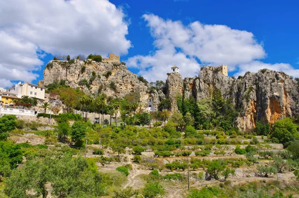 Guadalest Aldeia Montanhas Rochosas Costa Blanca Espanha — Fotografia de Stock