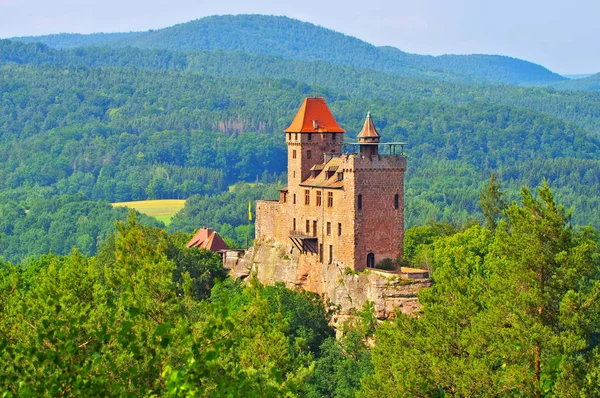 Castelo Berwartstein Dahn Rockland Alemanha — Fotografia de Stock