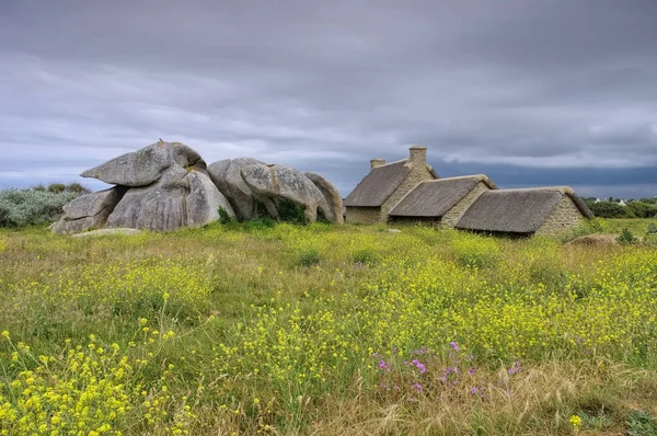 Village Meneham Finistere Brittany France — Stock Photo, Image