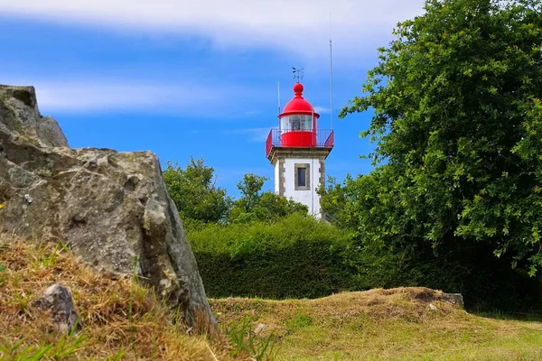 Phare Morgat Lighthouse Brittany France — Stock Photo, Image