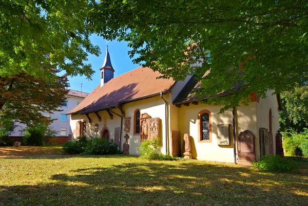 Церковь Peterskapelle Tauberbischofsheim Германия Северо Востоку Баден Вюртемберг — стоковое фото