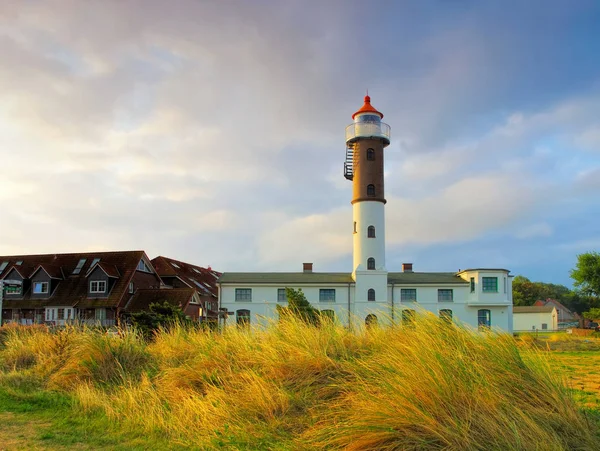 德国北部普尔岛提门多夫的灯塔 — 图库照片