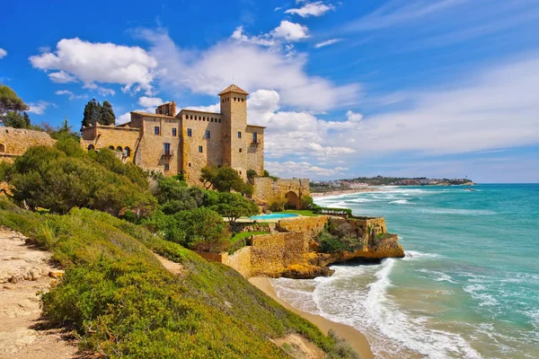 Castell Tamarit Tarragona Costa Dorada Catalonia Spain — стокове фото