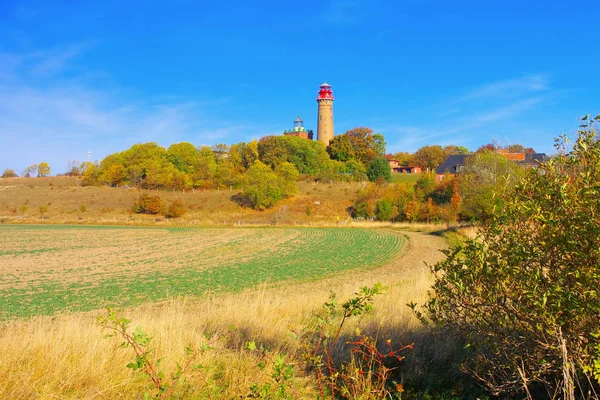 Világítótorony Kap Arkona Ruegen Island Németországban — Stock Fotó