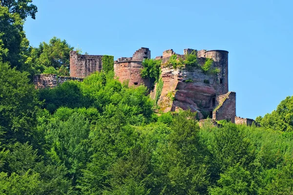 Castillo Ruina Neudahn Dahn Rockland Alemania — Foto de Stock