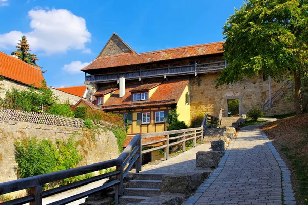 Rothenburg Niemczech Mur Miejski — Zdjęcie stockowe