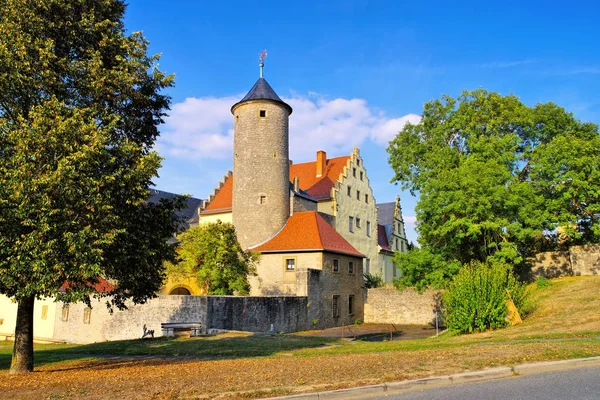 Miasto AUB w Niemczech, zamek — Zdjęcie stockowe