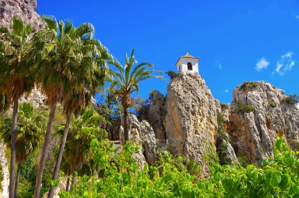 Guadalest, byn i klippiga bergen, Costa Blanca — Stockfoto