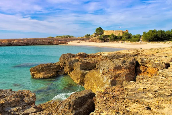 Castillo de Sant Jordi d Alfama — Foto de Stock