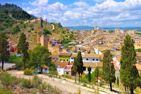 Xativa, uma cidade na província de Valência — Fotografia de Stock