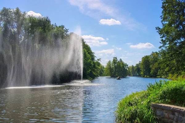 Bad Bodenteich Fıskiyesi Almanya Yakınlarındaki Bir Gölde — Stok fotoğraf