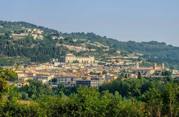 Cityscape Fossombrone Marche Włochy — Zdjęcie stockowe