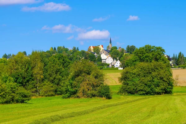 Cidade Schoeneck Landscape Vogtland Alemanha — Fotografia de Stock