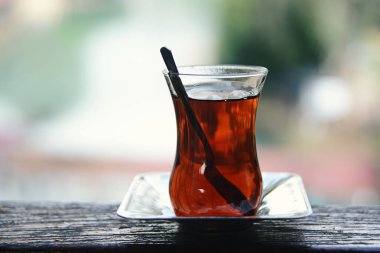 Bir bardak Türk çayı.