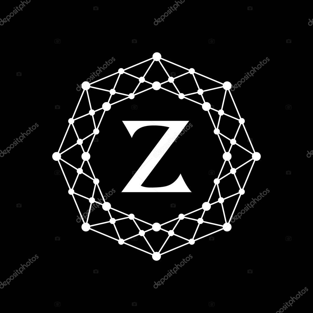 Octagon logo letter Z