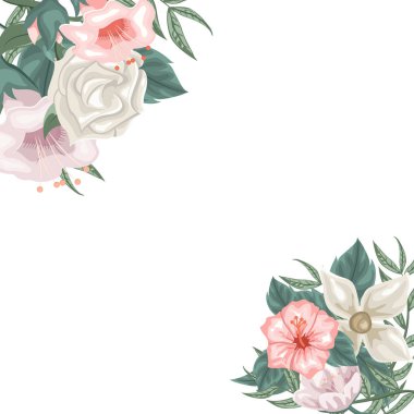 Çerçeve ebegümeci, Yasemin ve laleler ve güller