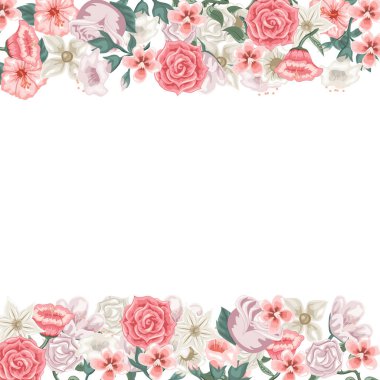 Güzel çiçek kartı bir özveri yazmak için