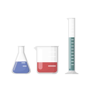 Kimyasal Laboratuar donanımları, Erlenmeyer Flask, kabı ve test tüpü