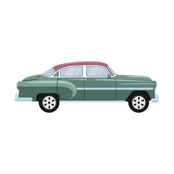 Ретро Классический Дизайн Старых Автомобилей — стоковый вектор