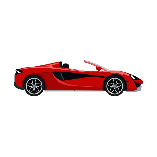 Lujo Coche Convertible Moderno — Vector de stock