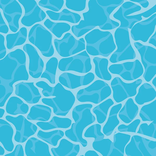 Transparentes Sommer Pool Wasserdesign — Stockvektor