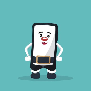 Cep telefonu vektörkarikatür tasarımı