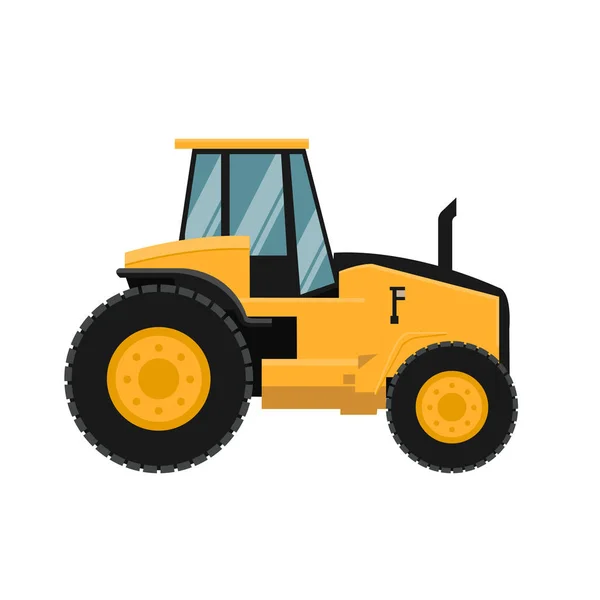 农用拖拉机的矢量设计 农业作业重型农业机械 — 图库矢量图片