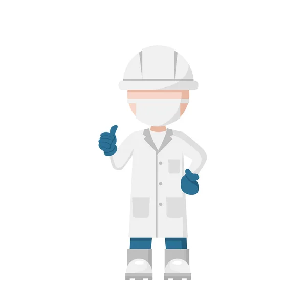 Chief Food Safety Engineer Design Kwaliteitscontrole Supervisor — Stockvector