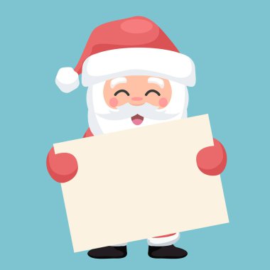 Mutlu Noeller için afişi olan Noel Baba