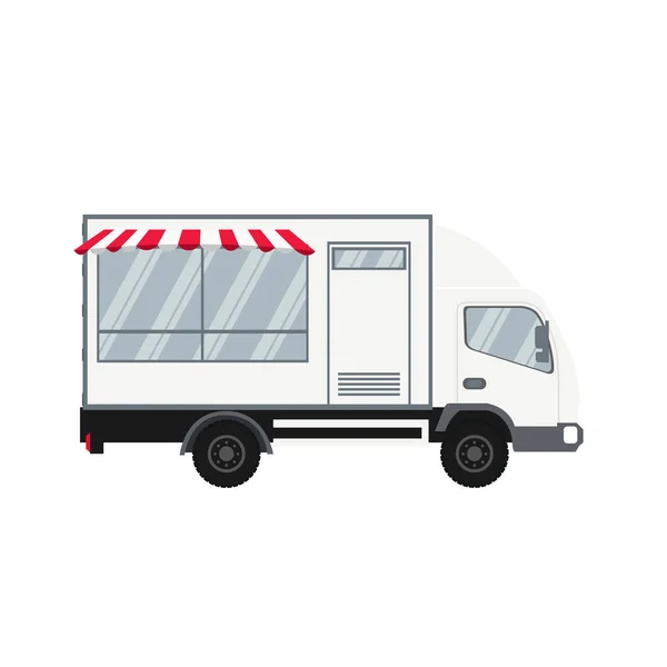 现代食品卡车矢量设计 — 图库矢量图片