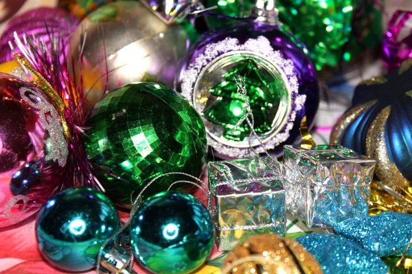 Noel oyuncaklar yakın çekim