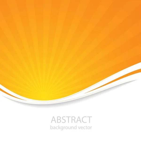 Vector Línea Radial Sobre Fondo Amarillo Ilustración Vectorial — Archivo Imágenes Vectoriales