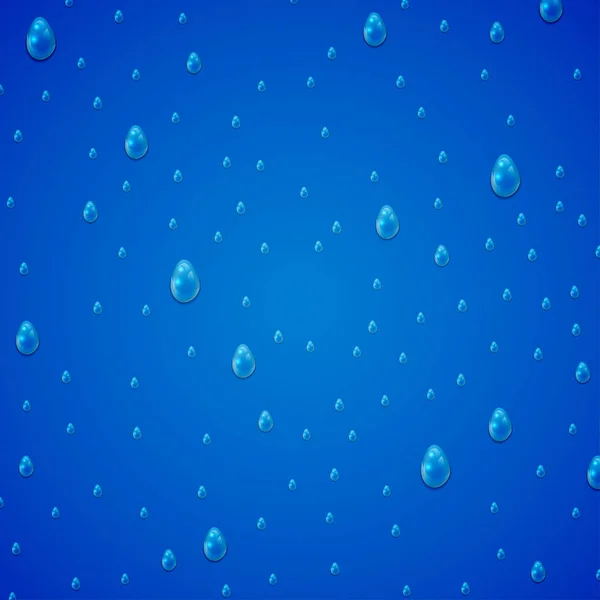 抽象水透明滴背景 — 图库矢量图片