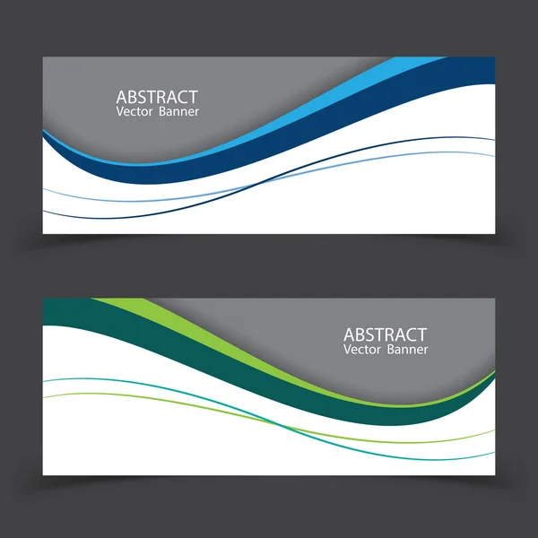 Vektor Abstrakt Design Banner Template Vector Illustration — Stockvektor