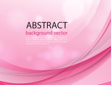Soyut ışık vektör pembe dalgalar arka plan. Başlık ve satış afiş için mükemmel bir arka plan tasarımı.