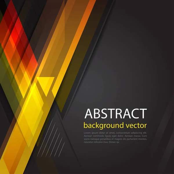 Fondo Abstracto Vector Luz Negro Futuros Patrones Geométricos Para Negocios — Vector de stock