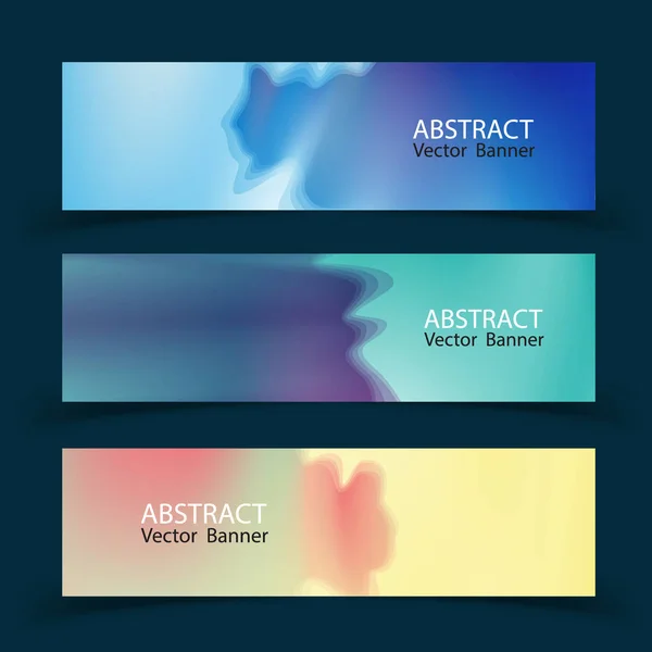 Banner Abstract Dynamic Contour Line Vector Illustration Modelo Design Padrão —  Vetores de Stock