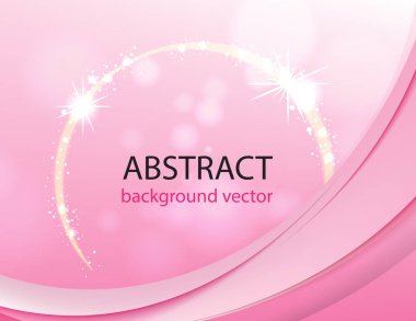 Soyut ışık vektör pembe dalgalar arka plan. Başlık ve satış afiş için mükemmel bir arka plan tasarımı.