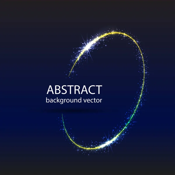 Abstrakt Blå Motion Ljuseffekt Vektorbakgrund Perfekta Bakgrundsdesign För Rubrik Och — Stock vektor