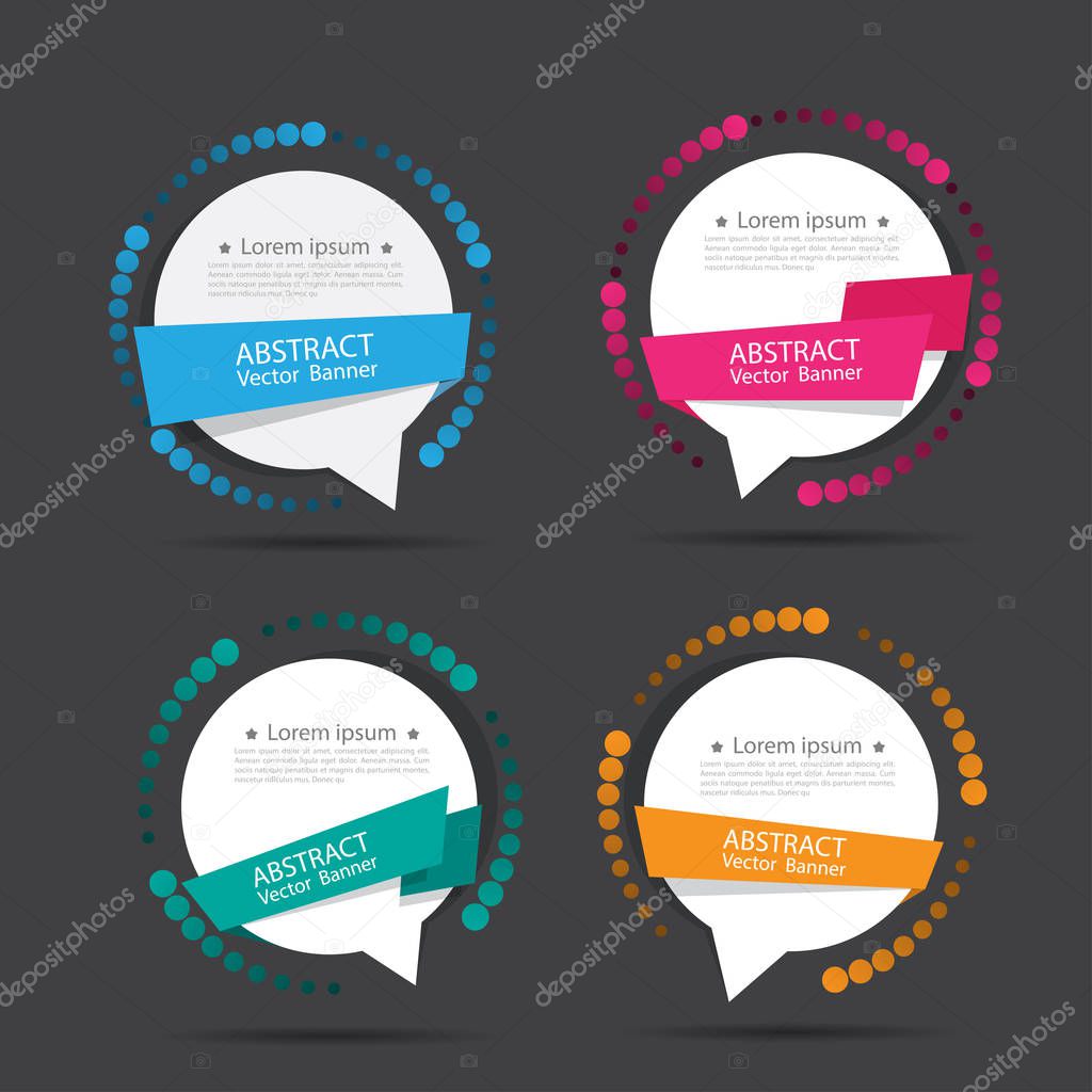 Text box vector.Perfect background design for headline and sale banner. 