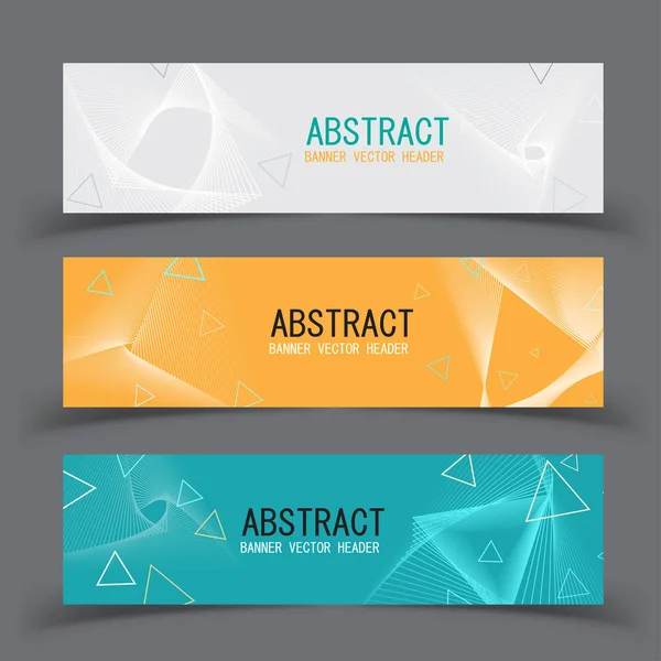 Diseño Abstracto Vectorial Banner Template Vector Illustration Perfect Fondo Diseño — Vector de stock