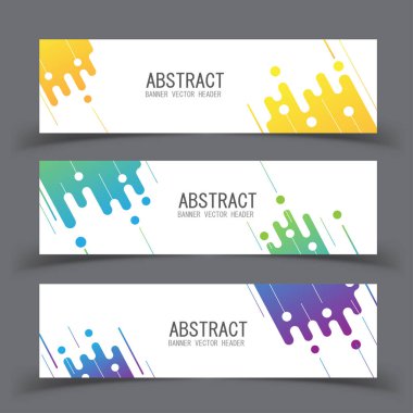 Geometrik tasarım afiş web şablonu vektör soyut.